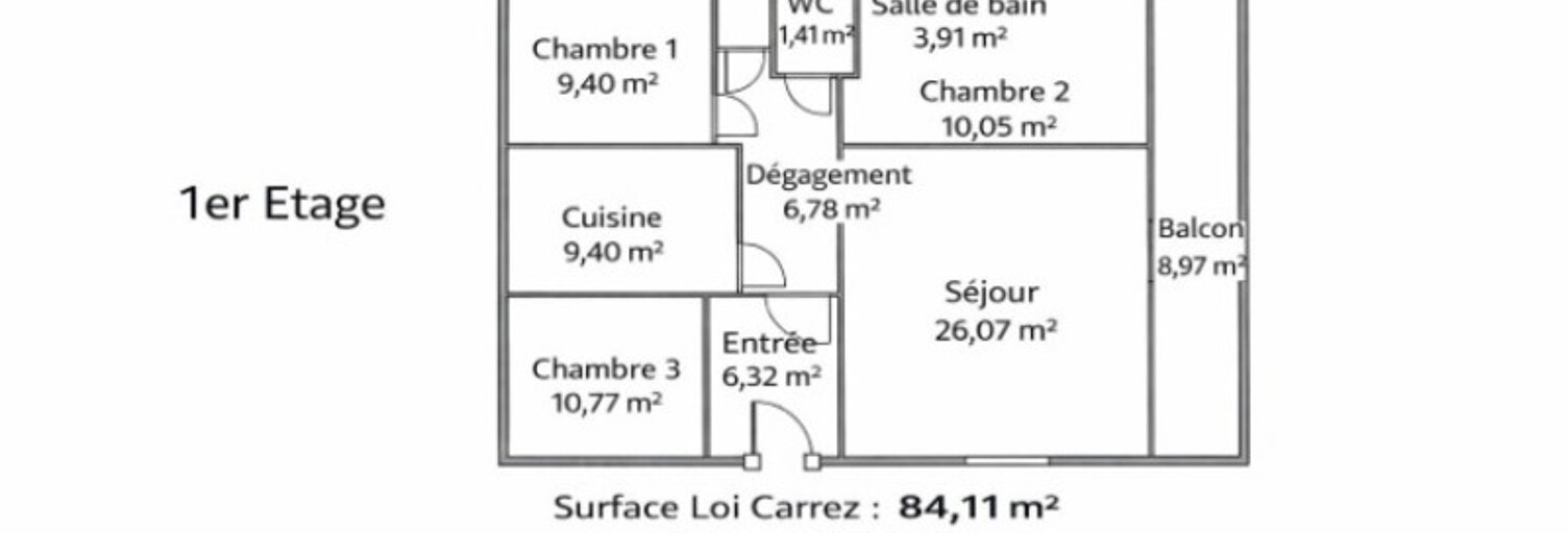 Appartement 5 Pièces 84 m² à vendre à Dijon (21000)