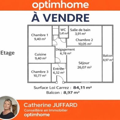 Appartement 5 pièces 267000 €