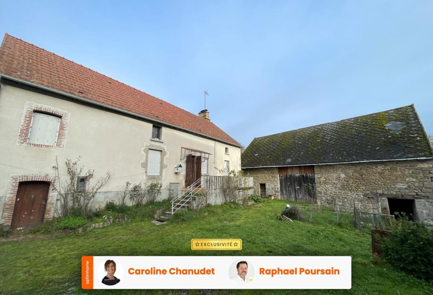 Maison en pierre avec grange et jardin de 2000 m2 et bois — photo 1