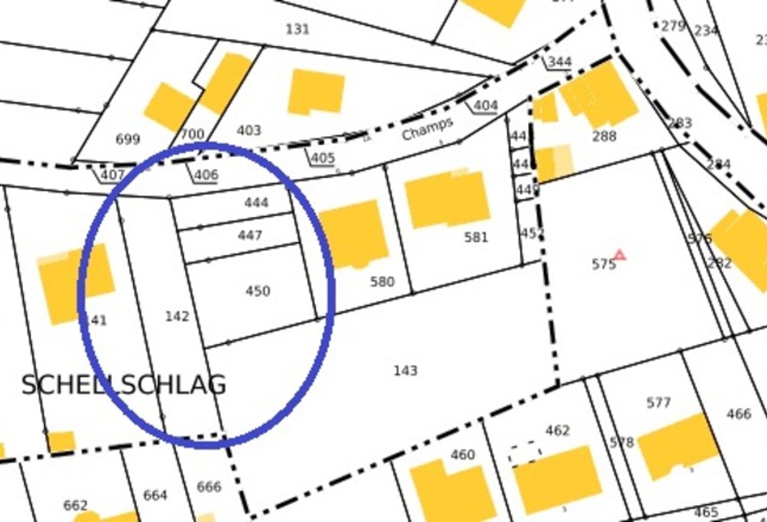 Terrain de 1383m² à vendre sur la commune de THEDING (57) — photo 1