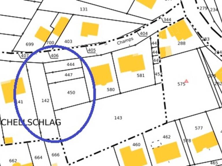Terrain de 1383m² à vendre sur la commune de THEDING (57) — photo 1