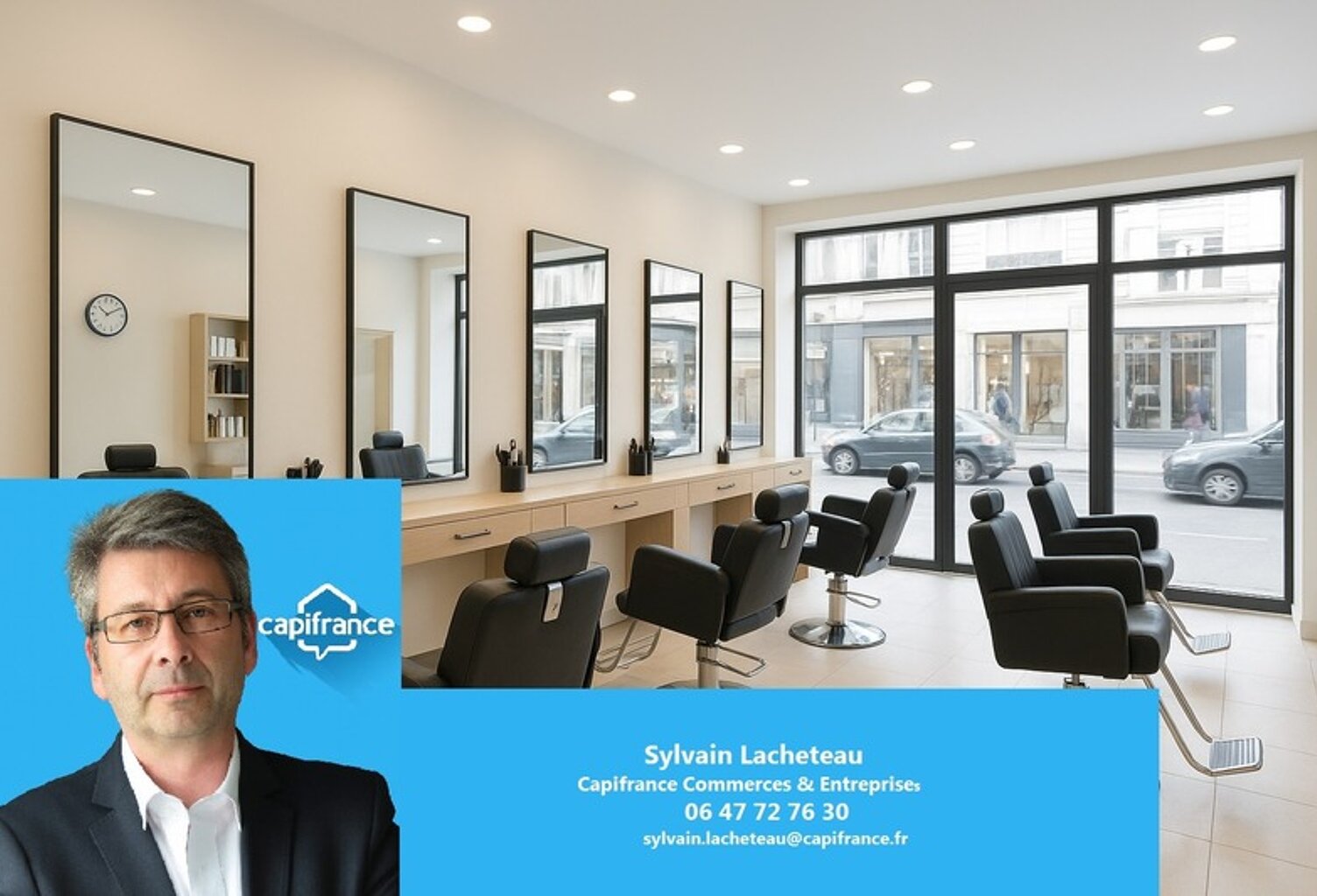 SALON DE COIFFURE A VENDRE VITRE (35) — photo 1