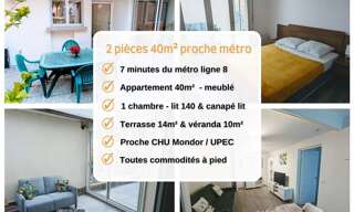 Appartement 2 Pièces 40 m² à louer à Créteil (94000)