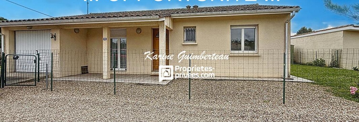 Maison 4 Pièces 77 m² à vendre à Gours (33660)