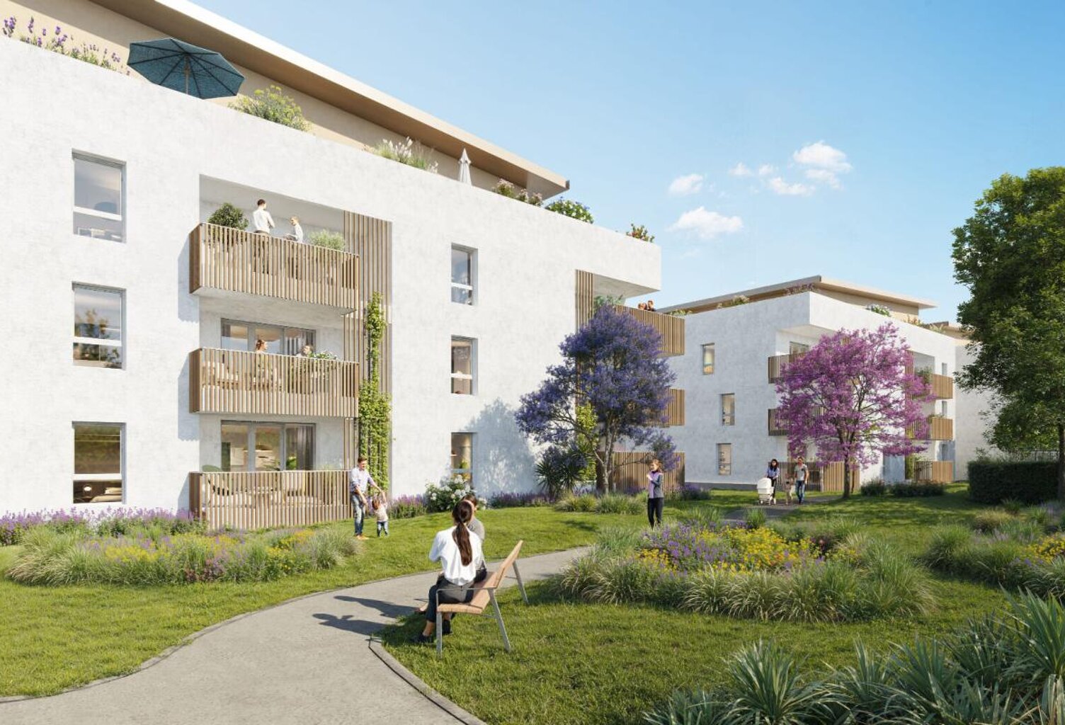 Nîmes -Courbessac : votre appartement dans une résidence moderne et nature — photo 1