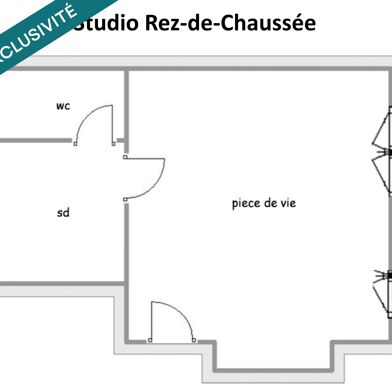 Appartement 1 pièces 36900 €