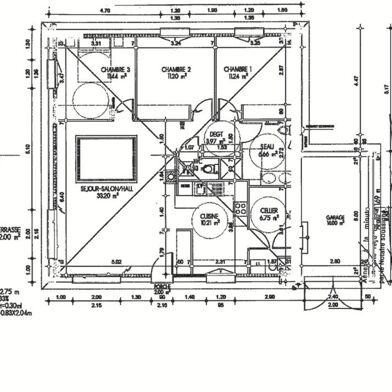 Maison 4 pièces 1034 €