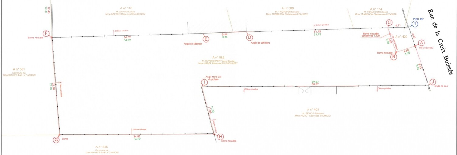Terrain  1352 m² à vendre à Nangis (77370)