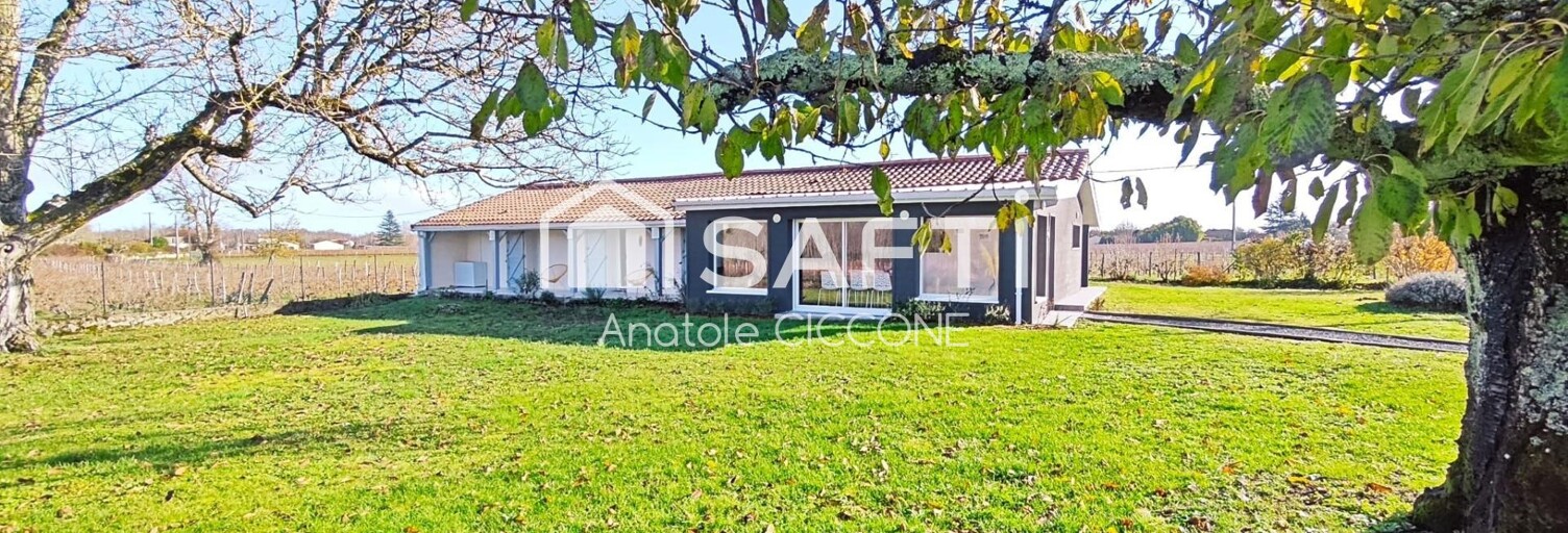 Maison 4 Pièces 120 m² à vendre à Budos (33720)