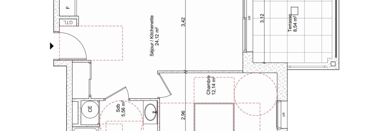 Appartement 2 Pièces 42 m² à vendre à Bormes-les-Mimosas (83230)