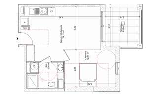 Appartement 2 Pièces 42 m² à vendre à Bormes-les-Mimosas (83230)