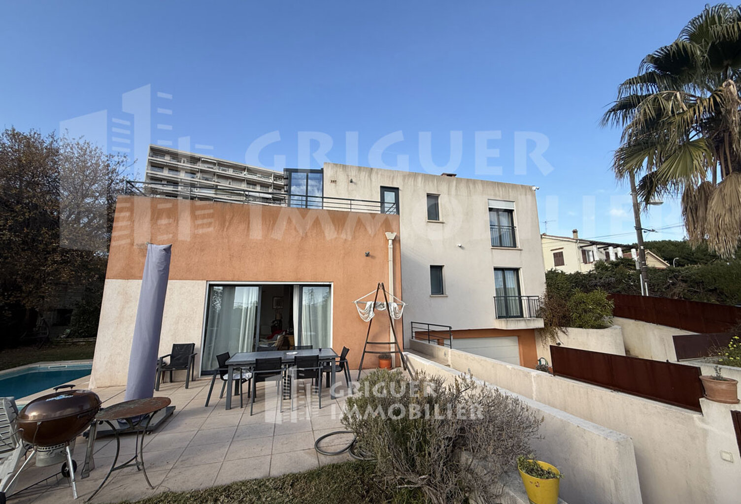 Vente maison contemporaine dans lotissement Nice Fabron — photo 1