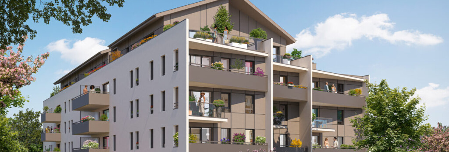 Appartement neuf T2, T3, T4 Pièce 46 à 80 m² à vendre à Bonneville (74130)