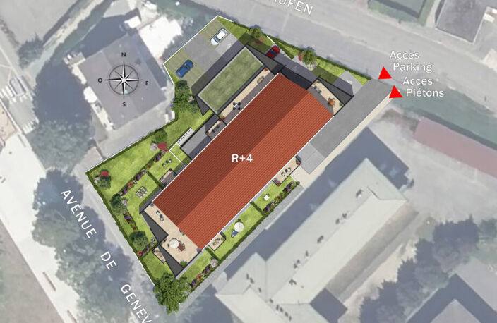 Vente programme neuf T3, T4 59 à 79 m² Bonneville (74130) — photo 4