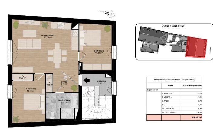 VIEUX TOURS APPARTEMENT NEUF — photo 2