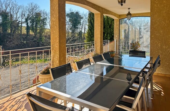 Dpt Gers (32) - près d'AUCH - à vendre maison avec appartement et piscine - 210 m2 - 4594 m2 — photo 2