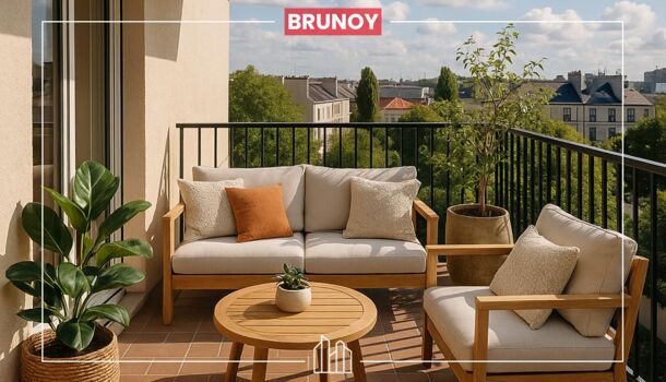 Appartement 3 pièces  à vendre Brunoy 91800