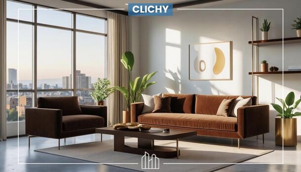 Appartement 3 pièces  à vendre Clichy 92110