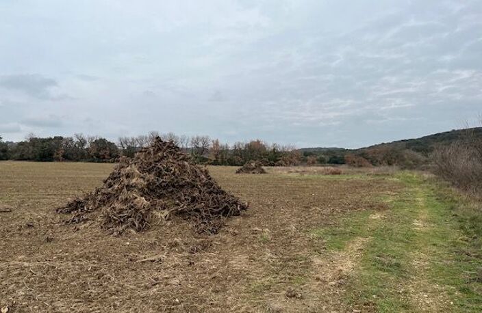 A Saint Hilaire  d'Ozilhan Beau Terrain agricole non constructible  . PLUS DE 2 HECTARES — photo 4