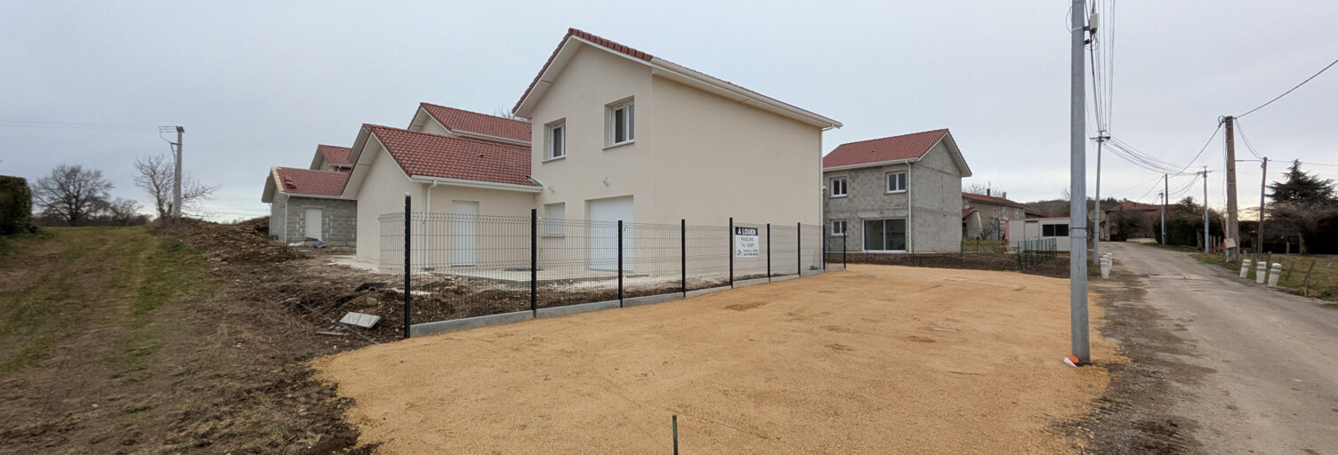 Maison 4 Pièces 91 m² à louer à Flachères (38690)