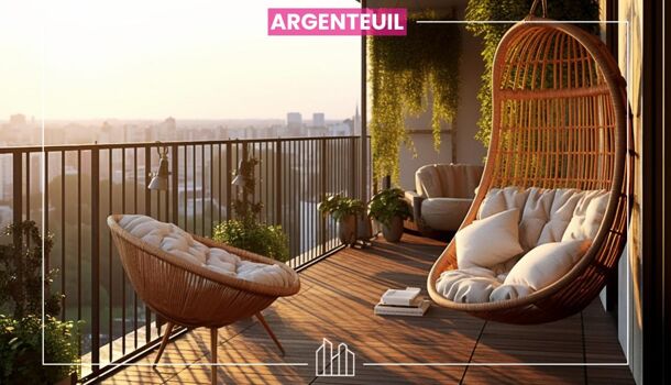 Appartement 3 pièces  à vendre Argenteuil 95100