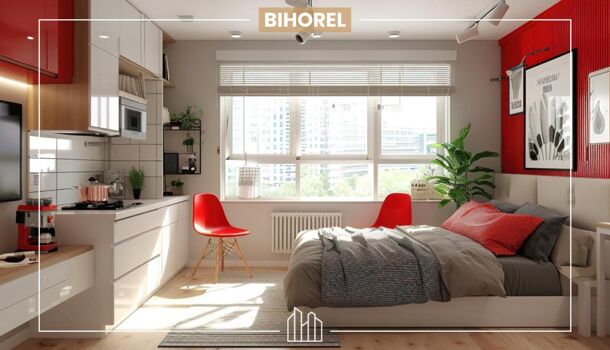 Appartement 1 pièces  à vendre Bihorel 76420