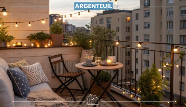 Appartement 2 pièces  à vendre Argenteuil 95100