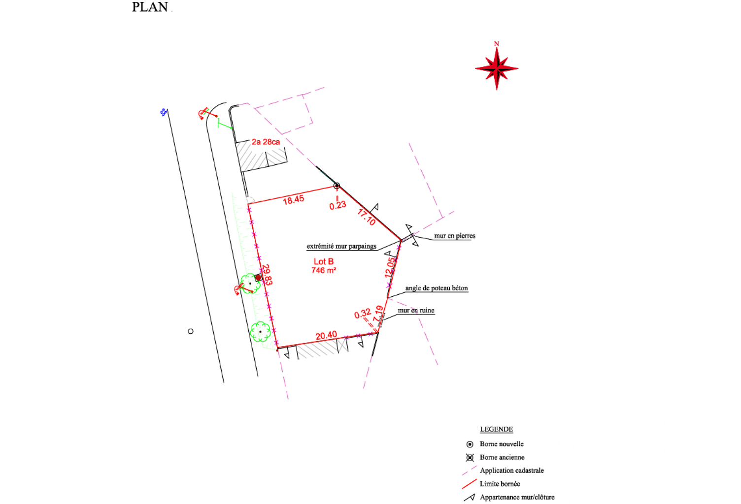 Vente Terrain à bâtir 746 m&sup2; — photo 1