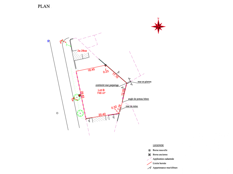 Vente Terrain à bâtir 746 m&sup2; — photo 1