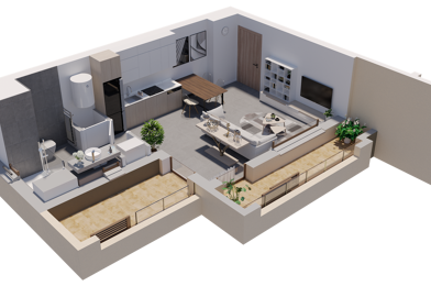 Appartement 1 pièces 195000 €