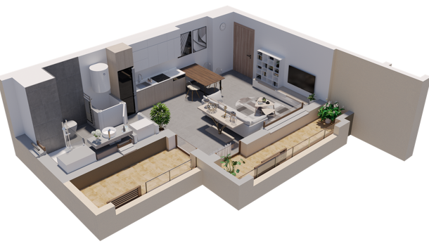 Appartement 1 pièces  à vendre Grosseto-Prugna 20128