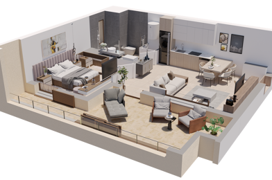 Appartement 2 pièces 265000 €