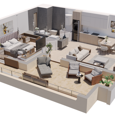 Appartement 2 pièces 265000 €