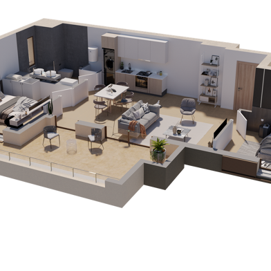 Appartement 3 pièces 380000 €