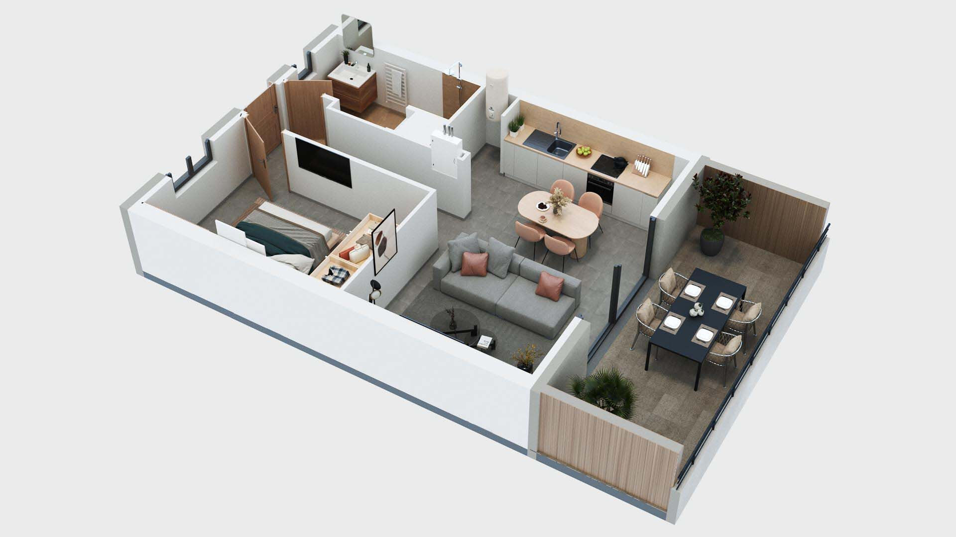 Appartement  T2 à vendre Grosseto-Prugna 20128