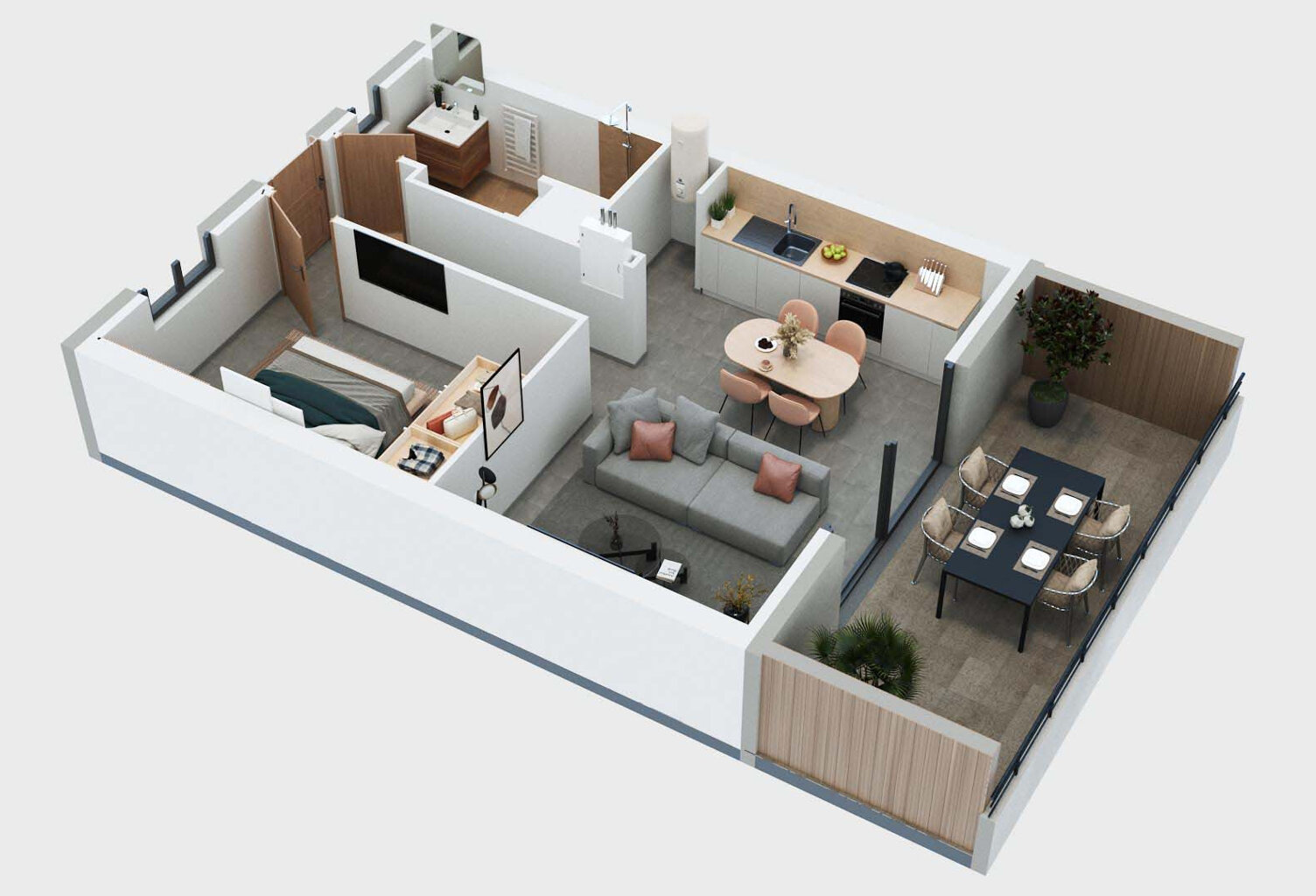 PORTICCIO - APPARTEMENT TYPE 2 — photo 1