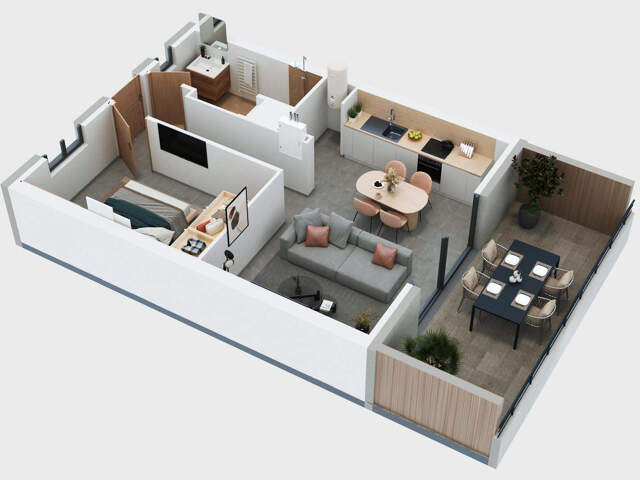 PORTICCIO - APPARTEMENT TYPE 2 — photo du bien
