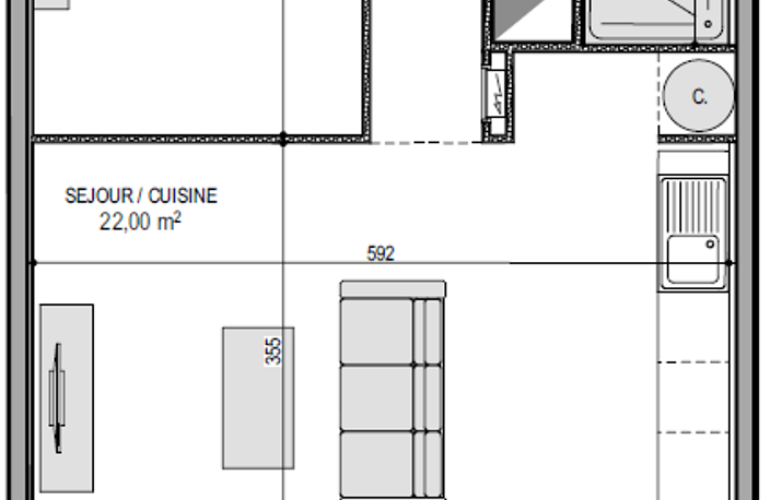 PORTICCIO - APPARTEMENT TYPE 2 — photo 2