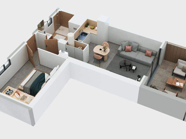 PORTICCIO - APPARTEMENT TYPE 2 — photo du bien