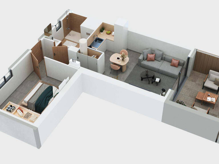PORTICCIO - APPARTEMENT TYPE 2 — photo 1