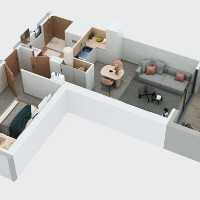 Appartement 2 pièces 338000 €