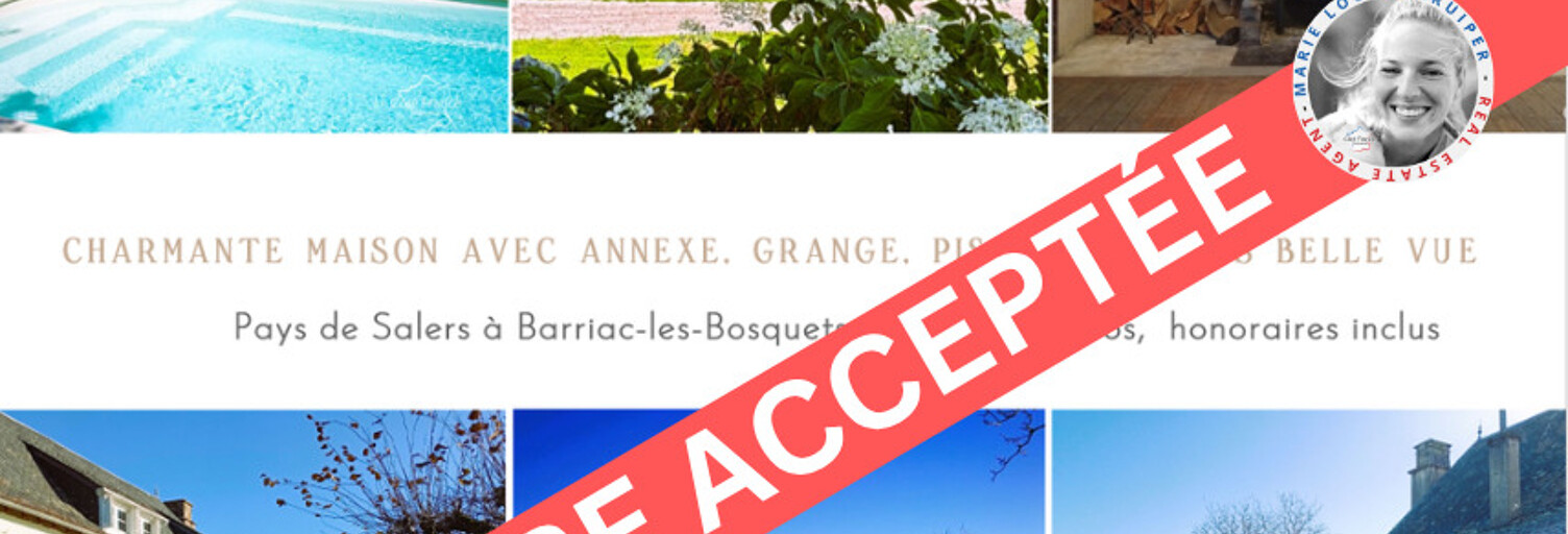 Maison 7 Pièces 192 m² à vendre à Barriac-les-Bosquets (15700)