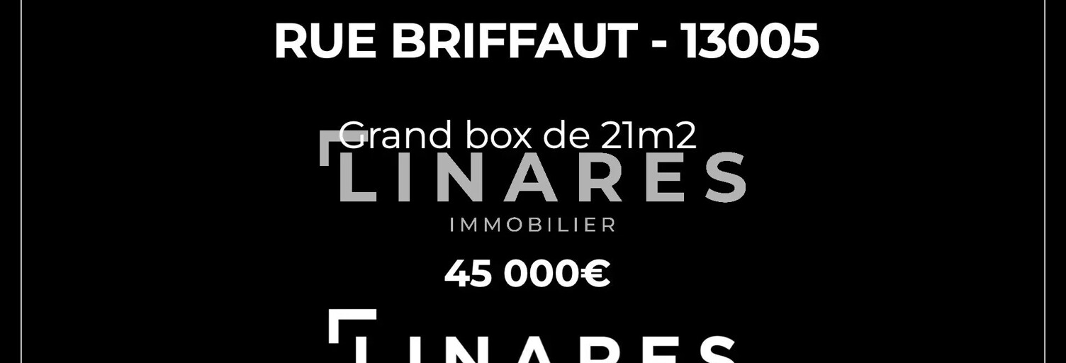 Garage  21 m² à vendre à Marseille 5 (13005)