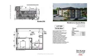 Appartement 2 Pièces 32 m² à vendre à Seyssel (01420)