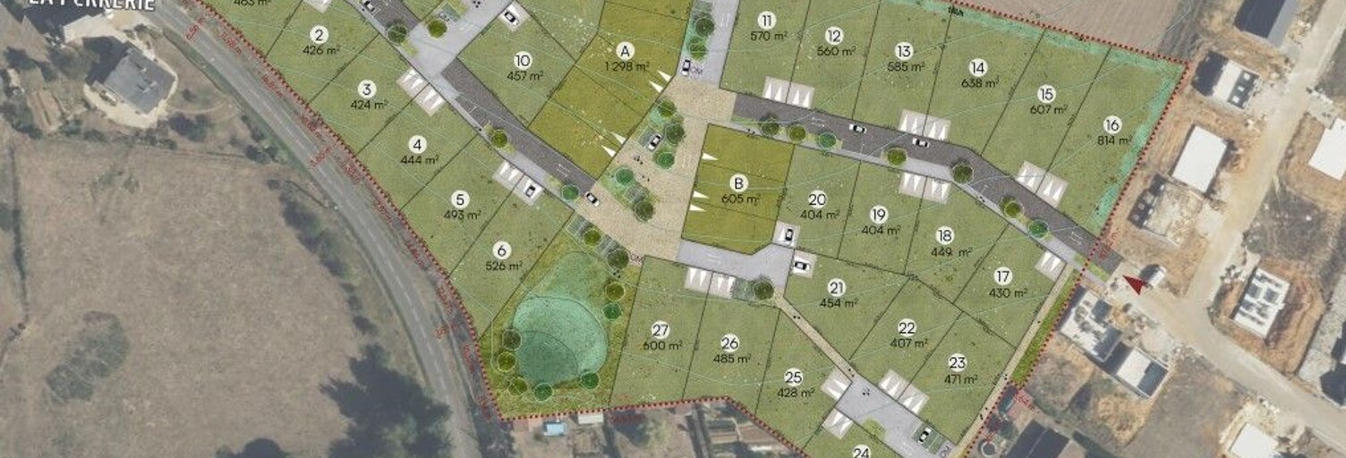 Terrain  404 m² à vendre à Nouzilly (37380)