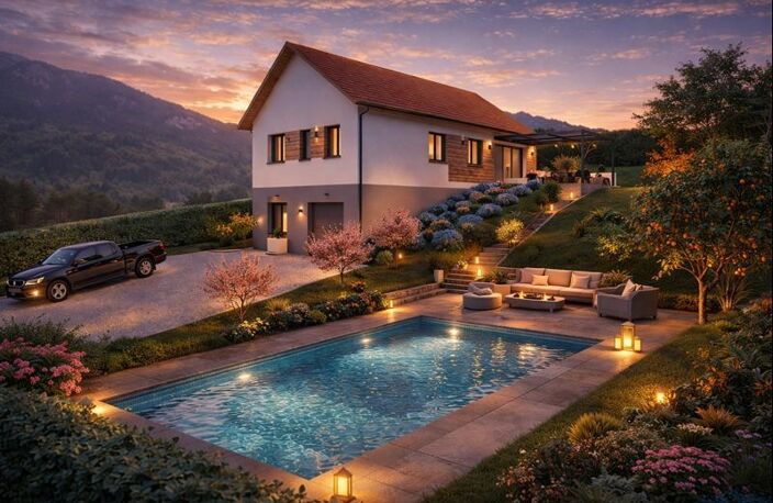 Terrain La Combe De Lancey 1240m2 LOT 2 avec espace boisé de 1360m2 — photo 2