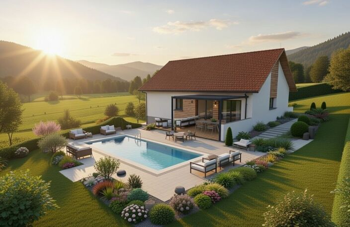 Terrain La Combe De Lancey 1240m2 LOT 2 avec espace boisé de 1360m2 — photo 3