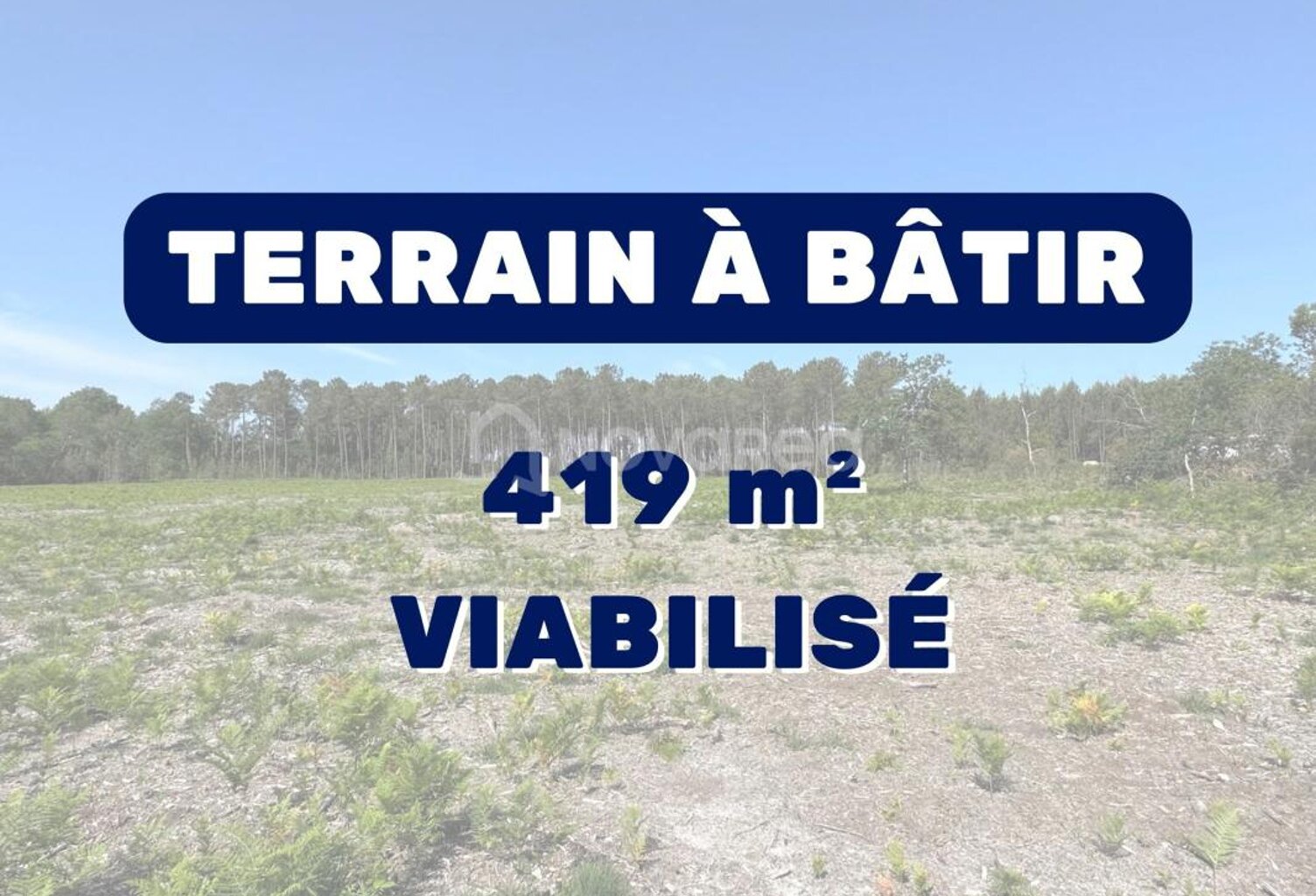 Terrain 419 m2 — photo 1