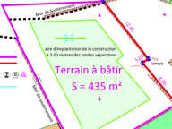 À vendre : terrain à bâtir de 435 m² à Marseille 13015 — photo 2