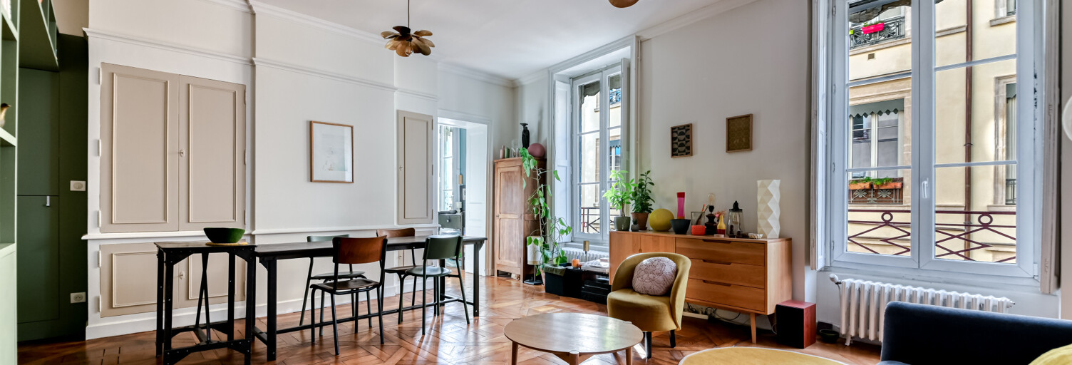 Appartement 4 Pièces 96 m² à vendre à Lyon 2 (69002)